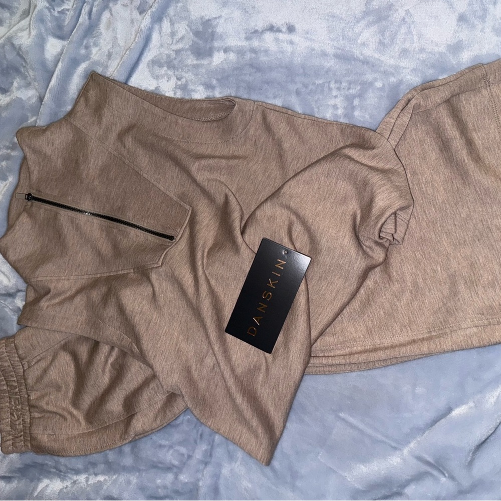 Danskin Beige Activewear Set